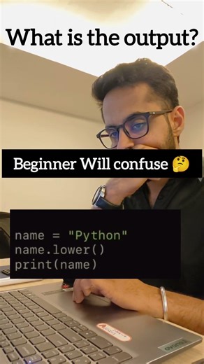 What is the output 🤔👇.. #codingshorts #python #pythonprogramming #coding #question