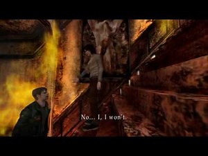 Silent Hill 2 - Enhanced Edition - Burning Staircase Scene - 1440p Quality
