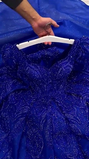 very beautiful princess queen💐 dizainer royal blue color & best fabric #uniquedesign #shadidress