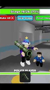 Escaping Jail in POLICE PLAYERS PRISON RUN! (Obby) – Can I Survive 🚔
