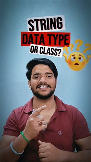 Sayed Mohd Shariq | String data type nahi… Class hai! 😮🔥 Ab confusion khatam Java seekh rahe ho? Ye concept zaroor clear karo 💯 #java #javaprogramming... | Instagram