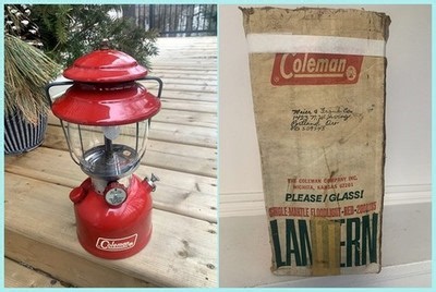 Red Coleman Lantern Model 200A dated 1-71 with Box and Test Fired | eBay