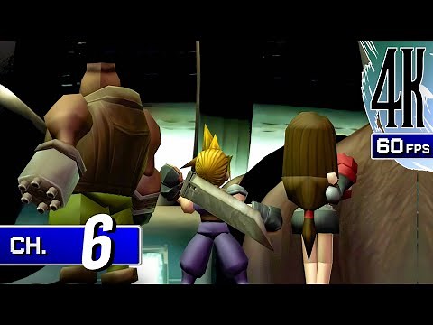 Final Fantasy 7 (VII) Original [4K/60fps] All Side Quests Walkthrough Part 6 - Shinra Building