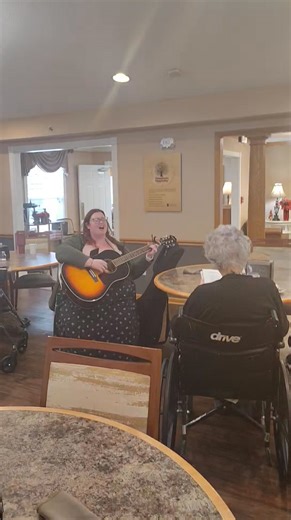 The sound of Christmas thanks to our friend from St.Croxi. | Americare - Jefferson Gardens