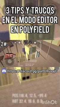 3 Tips Y Trucos Para El Modo Editor De Polyfield v0.7.3 | #tutorial #tips #polyfield #editor #3d