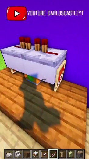 como hacer una cafetera en #Minecraft Espero que os guste este #minecrafttutorial ¡Recordar en mi canal hay muchos mas! 😊