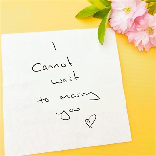 Custom Handwritten Love Note Napkins, Wedding Cocktail Napkins - Etsy