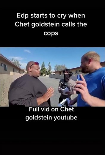 edp445 starts to cry when he gets caught