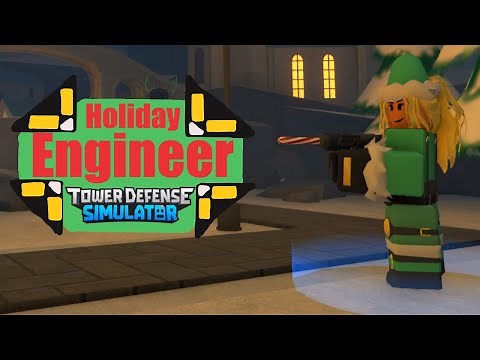 New Xmas Holiday Engineer Skin | TDS Tower Defense Simulator