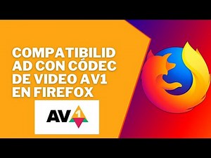 😱 Cómo habilitar o deshabilitar la compatibilidad con códec de video AV1 en Firefox ✔