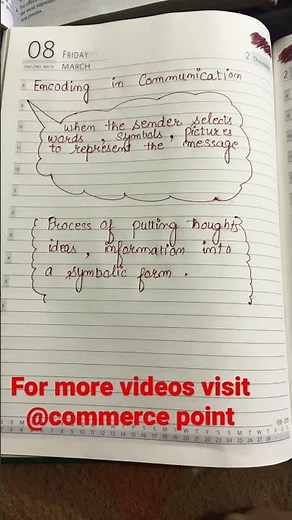 Communication | Encoding