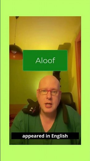 Word of the Day: Aloof
