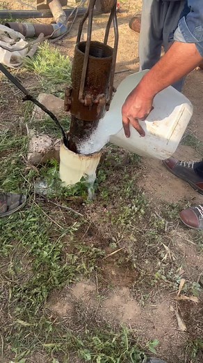 Rural Water Pump Setup in Action