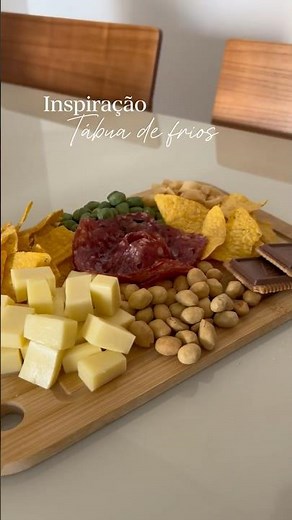Tábua de frios simples e prática 🧀🥜🍪🥓