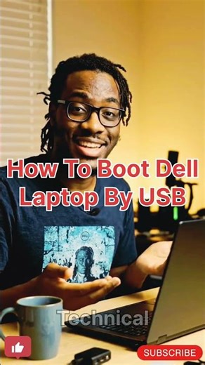 Windows 11 के लिए Dell Laptop USB Boot का Perfect तरीका 🔥 | #techshorts #BIOSSettings #TechHindi