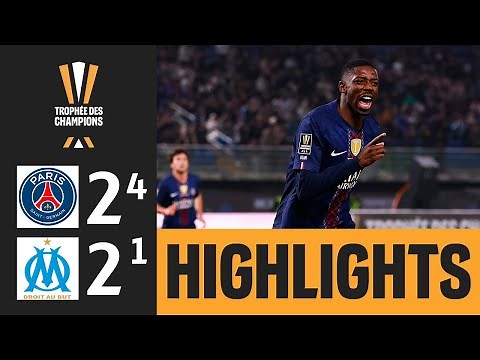 PSG vs Marseille | 2-2 Pen 4-1 | Highlights | Trophée des Champions 2025 | PSG Marseille