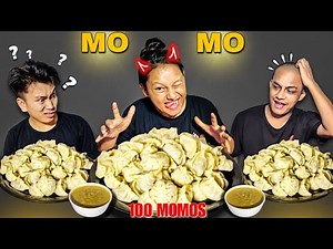 2 Minute MOMOS Challenge || 100 Momos Eating || Homemade Buff Momo || Eating Challenge || TIKA SUMAN