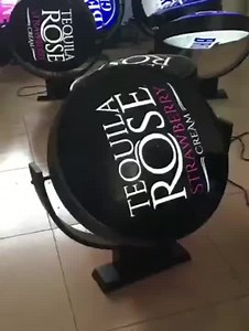 Circle Circular Led Advertising Round Signage Light Box Led Sign Light Box Outdoor Acrylic Vacuum Forming Light Box