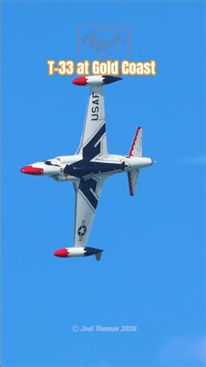 The T-33 returns for the Pacific Airshow! #australia #aircraft #aviation #goldcoast #plane #t33
