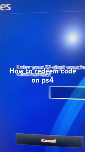 How to redeem code on ps4