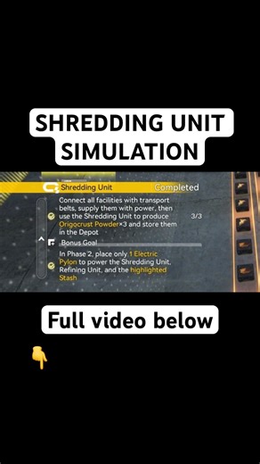 Shredding Unit simulation Endfield guide