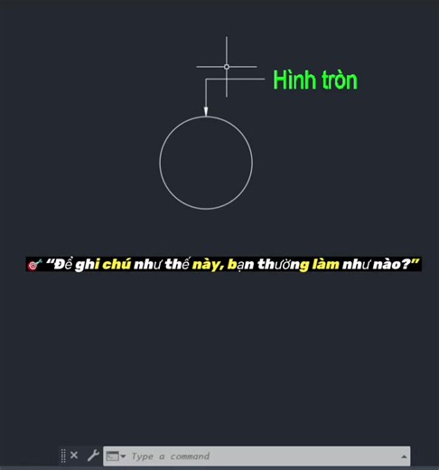 Phần 14: Cách sử dụng lệnh LE trong Autocad. Chỉ với lệnh LE (Leader) trong AutoCAD, bạn có thể tạo mũi tên ghi chú nhanh chóng chỉ trong vài giây! Cách sử dụng lệnh LE: ✅ Bước 1: Gõ LE ↵ ✅ Bước 2: Chọn điểm đặt mũi tên. ✅ Bước 3: Chọn điểm gấp khúc và vị trí ghi chú. ✅ Bước 4: Nhập nội dung cần chú thích. #AUTOCAD#autocad2d#viiralvideo❤️❤️#xuhuongtiktok#Tandathocxaydung
