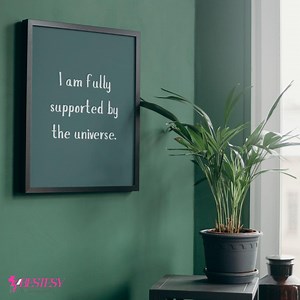 Spiritual Quotes Wall Art, Manifestation Words, Home Decor - Etsy