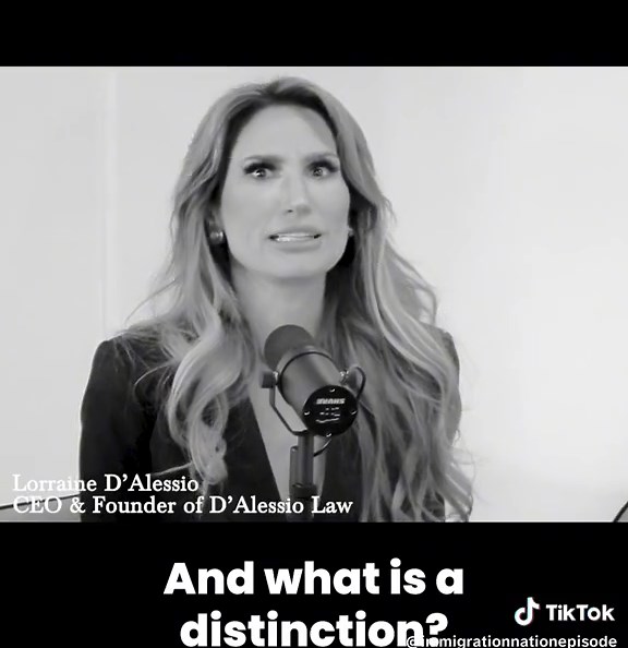 Join us on Immigration Nation as we sit down with immigration attorney Lorraine D'Alessio to dive deep into the world of O-1 visas and what it takes to be eligible. Whether you're an extraordinary talent or just curious about the process, this episode is packed with valuable insights you won't want to miss! 🎙️ 🎧 Listen now and get one step closer to your immigration goals! #ImmigrationNation #ImmigrationLaw #O1Visa #ExtraordinaryAbility #Immigrationattorney #Immigrationlawyer