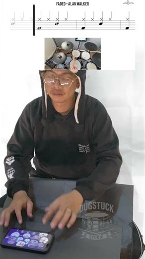 ALAN WALKER - Faded (Drum Tutorial with TABS) 🥁 #drums #realdrum #drummer