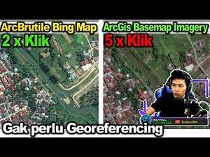 Tutorial Download Citra Satelit Resolusi Tinggi Paling Simpel || ArcBrutile vs Imagery ArcGIS