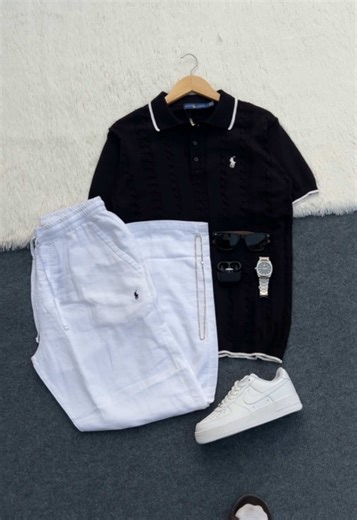 Black & White — a combo that never fails. 🤩 • Order now 🛒✨ • Type : unisex Dm us for order or WhatsApp:-9812051548. ☎️ Delivery all over Nepal.📦🇳🇵 Follow us for more. ❤️ #aesthetic #formal #basicfit #oldmoney #oldmoneyaesthetic