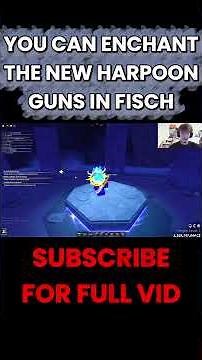 YOU CAN ENCHANT THE NEW HARPOON GUNS IN FISCH
