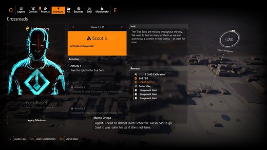 The Division 2 Week 5 Manhunt guide: Scout 5 objectives and solutions