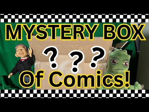 UNBOXING A MYSTERY BOX OF COMICS! | Comic Book Haul | Graphic Novels |