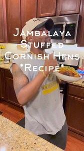 Jambalaya stuffed Cornish hens—bringing a taste of Louisiana to your plate! This recipe is packed with Cajun flavor in every bite. Perfect for a cozy dinner or impressing your guests. 😍✨ Shoutout to @hooded_hoodlum_ for the #teejayshuffle going worldwide!! 🤣🤝🏾💯#JambalayaStuffedHens #SouthernFlavors #FeastWithFlavor #theonealsway #foryoupage #explorepage #foryou #eliteeats #dinnerideas #easyathomerecipes #dinnerrecipes #letseat #wednesday #chickenrecipes #familydinner #datenight | Michael J 