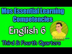 English 6 Most Essential Learning Competencies MELCs in Third and Fourth Quarters #english6 #MELCs