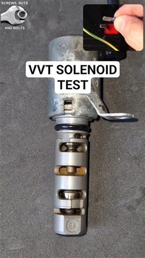VVT Valve Solenoid Test #vvtsolenoid #vvt #VVTvalve #vvttest #solenoidtest #12v #12volttest