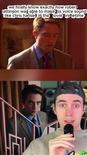 we finally know exactly how robert pattinson was able to make his voice sound like chris hansen in the movie primetime #robertpattinson #chrishansen #primetime #interview#fyp