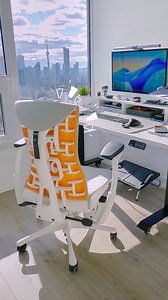 The Ultimate Creator & Gaming Chair Upgrade - @hermanmiller Embody Gaming Chair — Ignite Edition 🎮🔥 Just got my hands on the new Ignite colorway of the Embody Gaming Chair — bold flame-orange accents paired with Dark Mineral grey upholstery for that high-performance look. Perfect for my creator and gaming setup. 💡 Key Features – @hmgaming Embody Gaming Chair (Ignite): * Sports-inspired Ignite color-way: Dark Mineral grey upholstery with vibrant orange accents on the back, arm-adjustments and 