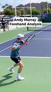 Andy Murray Forehand Analysis by OTI Master Instructor Florian Meier 🎾 Video credit: @zenracquets #tennis #forehand #murray #analysis #reels | Online Tennis Instruction