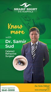 3K views · 118 reactions | Do you want to remove your specs? And thinking, are you eligible for Lasik Surgery? Do watch this video by Dr. Samir Sud and eliminate all your doubts. Aao Accha Dekhein  #LASIK #SpecsRemoval #LaserEyeSurgery #LasikSurgery #VisionCorrection #ClearVision #LaserEyeSurgery #EyeCare #EyeHospital #HealthCare #SharpSight #AaoAcchaDekhein | Sharp Sight Centre | Facebook