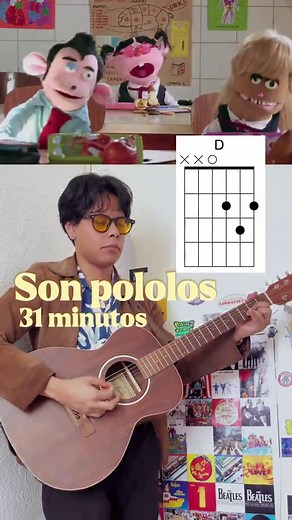 Acordes de guitarra de 31 Minutos para son pololos