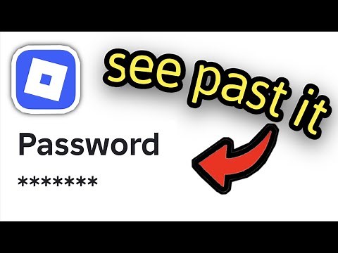 How To See Your Password In Roblox - EASY