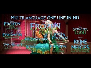 [Frozen Fever] "Making today a perfect day" One line 16 languages [HD + CC]