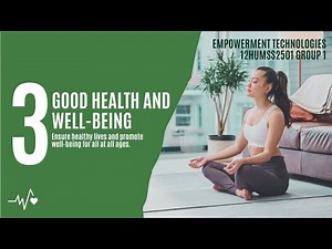 SDG 3: Good Health and Well-Being Advocacy Video