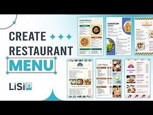 How to Create Restaurant Menu #digitalmenu #menucard #designyourmenu #restaurantmarketing
