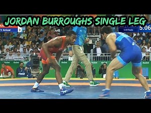 Jordan Burroughs Film Study (Single Leg vs. Isaiah Martinez)