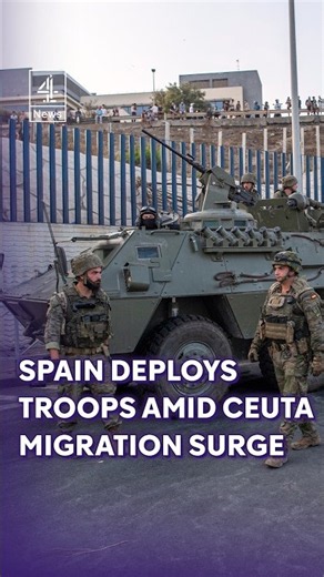 Troops deployed to Ceuta as an estimated 49,000 migrants cross from Morocco