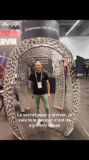 »Dans une pièce... imprimée en 3D 🚀 Bienvenue dans le futur ! » Au salon de l’impression 3D, découverte des technologies de demain #phototrend #eau #filtration #formnext #formnext2025 #alsace | Soin Habitat - Cristall’O