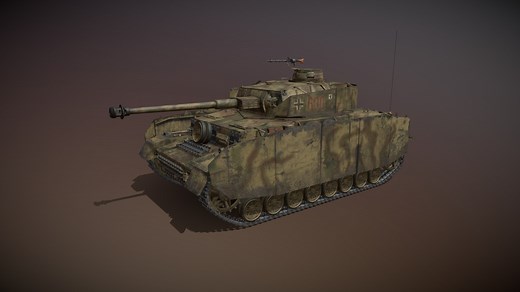 PzKpfw IV - Panzer 4 - Ausf.H - 600 - Buy Royalty Free 3D model by Panaristi